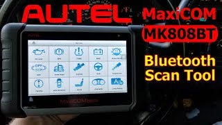 Autel MK808BT MaxiCOM Wireless Bluetooth OBDII Professional Scan Tool Review