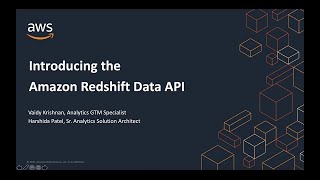 Amazon Redshift Data API