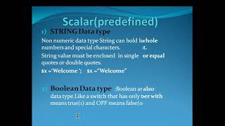 PHP Course L 6(PHP Data Type)