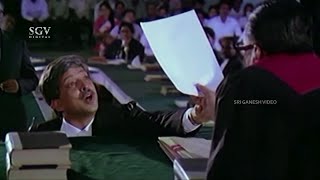 Judgeಗೆ ತಿರುಮಂತ್ರ ಹಾಕಿ Case ಗೆದ್ದ Lawyer ಡಾ. ವಿಷ್ಣುವರ್ಧನ್ | Lion Jagapathi Rao Kannada Movie Scene