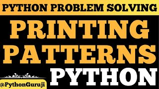 Python Tutorial: Print Various Patterns | Beginner Python Projects