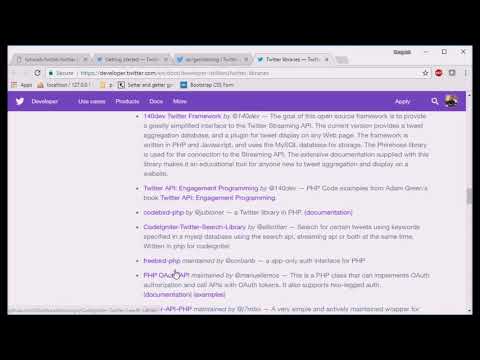 Twitter api in php part1: Creating app on twitter Twitter api in php part1: Creating app on twitter
