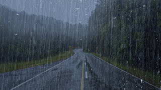 Relaxing Rain to Sleep in 5 Minutes - The Sound of Rain in a Misty Forest - ASMR