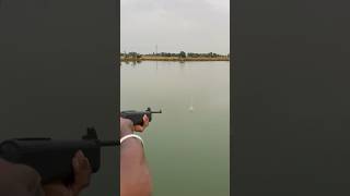 WOW! Fishing done with air gun #fishing