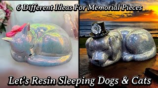 #695 Using UV Resistant Resin To Make 6 Different Sleeping Dogs \u0026 Cats