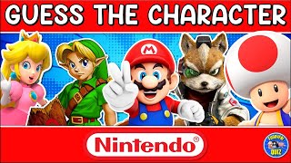 Guess the "NINTENDO CHARACTER" QUIZ! ⭐🍄🎮| CHALLENGE/TRIVIA