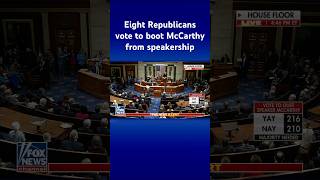 Kevin McCarthy kicked out as House speaker #shorts