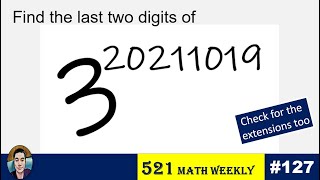 521 math #127: The last two digits (Euler's Totient Function?)