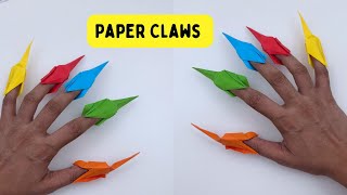 How To Make Easy Paper CLAWS For Kids / Kids Craft Ideas / Paper Craft Easy / KIDS crafts