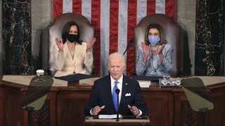 US | Kamala Harris & Nancy Pelosi Make History At Biden's First Address To Congress