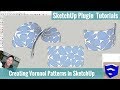 Modeling with Voronoi Patterns in SketchUp With Shape Bender and Radial Bend