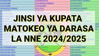 🔴NAMNA RAHISI YA KUPATA MATOKEO YA DARASA LA NNE 2024/2025