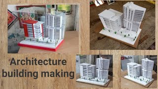 architectural building model from paper | architecture model making