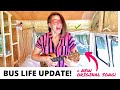 I Built A Bed | BUS LIFE UPDATE & NEW ORIGINAL SONG