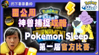 【做宝可梦/Sleep¹ 24】Pokemon sleep 雷公周介绍丨抓神兽攻略丨第一届官方赛事圆满举办