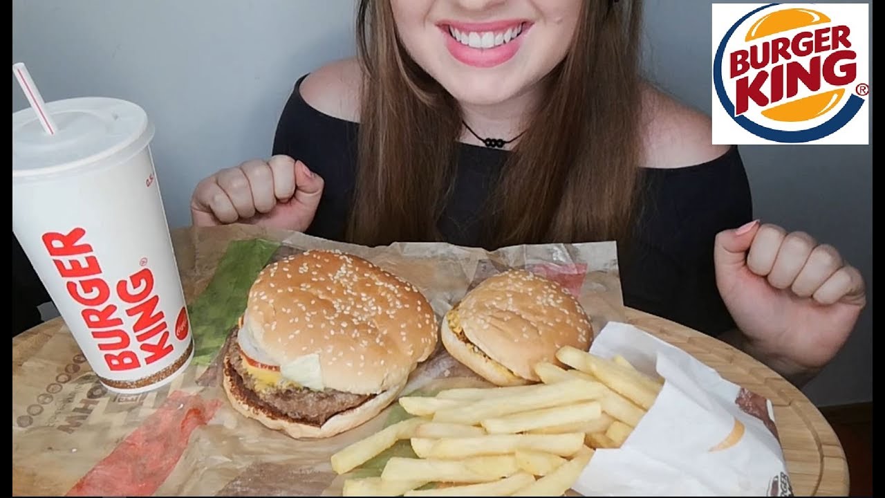 Burger King Double Whopper Chili Cheeseburger Fries |ASMR| Mukbang ...