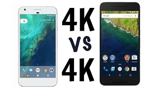 4K Google Pixel XL vs 4K Nexus 6P Camera Test Comparison