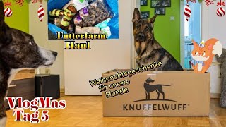 VlogMas Tag 5 // Futterfarm Haul // Weihnachtsgeschenke für die Hunde