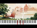 『落葉風波／fall of maples』原神ostピアノアレンジ genshin impact ost piano arrangement