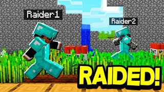 RAIDERS Destroying Our FARM BASE! (Minecraft Factions)