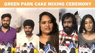 Celebrities At Cake Mixing Ceremony | பிரம்மாண்ட கேக் | Hotel GreenPark Celebrated Ashwin,Anukreethy