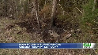 Body found in burned up car in Greenup County