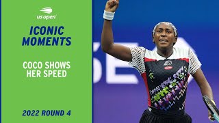 Coco Gauff Shows Incredible Athleticism | 2022 US Open