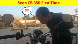 Honda Hness CB350 Seen First Time (First Bike In Sangli District)