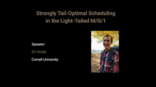 SNAPP Seminar || Ziv Scully (Cornell University) || June 3, 2024