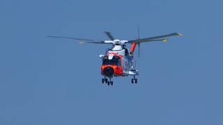 RNoAF AW-101 lowpass at Stord airport, may 2018