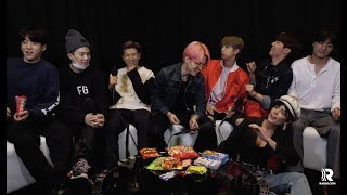 HALSEY crashes our BTS interview to give the scoop on their BBMAs performance!