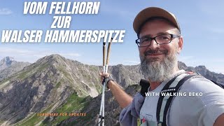 Wandern in Oberstdorf | Die drei Gipfel Tour vom Fellhorn zur Kanzelwand zur Walser Hammerspitze