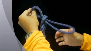 How to tie a Double Loop Figure Eight 雙環八字結