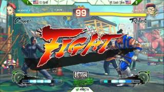 NEC16 - USF4 - Top 8 - EG KBrad (Cammy) vs PG Coach Steve (Rolento)