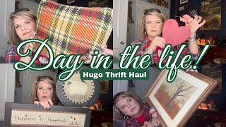 POST-Holiday Reset: Thrift Haul \u0026 Winter Porch Change using one item!?😉