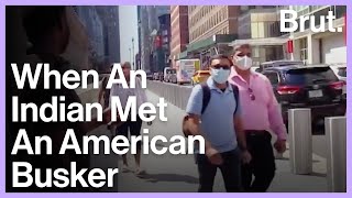 When An Indian Met An American Busker