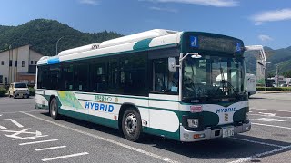 三重交通バス車窓 松阪駅→道の駅奥伊勢おおだい(三瀬谷)/ 松坂熊野線 松阪駅835発(三交南紀行)