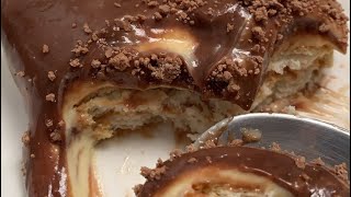 حلى بارد سهل و لذيذ !😍🍫Easy yummy dessert