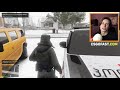 ქართული პოლიცია gta5 ში თოვლში ჩილიადის დაცვა