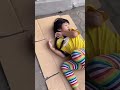 DOMINIQUE TIDUR PAKAI KARDUS NIH GUYS #viralvideo #shortviral #shortvideoviral #trending #trend