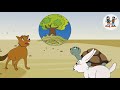 સસલો અને કાચબો rabbit and tortoise balvarta gujarati kids stories bhar vinanu bhantar