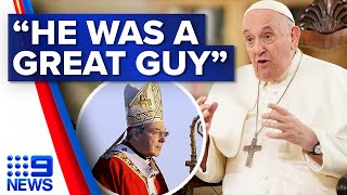 Cardinal George Pell a ‘great guy’, say Pope Francis | 9 News Australia