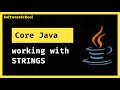 Core Java Strings Live Session in Telugu | Java Tutorial For Beginners In Telugu #java #coding
