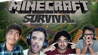 HOW NOT TO PLAY MINECRAFT! | Minecraft Survival | ft Foxin Gaming, Plebster, Klock Gaming