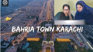 Indian Reaction on Bahria Town Karachi City Pakistan | Drone View | Best Town | ReshVeen Sisters