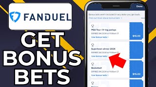 HOW TO GET BONUS BETS ON FANDUEL (2025)