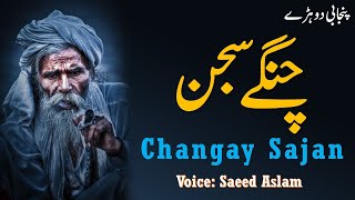 Punjabi Poetry Changay Sajan By Saeed Aslam | New Punjabi Poetry Whatsapp Status videos