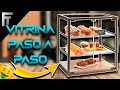 Como hacer una Vitrina economica ,vitrina de vidrio y aluminio economica,vitrina para exibicion