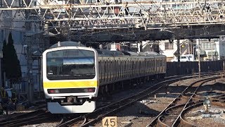 千葉駅を発着する総武緩行線209系500番台（C504編成）　2017年12月11日