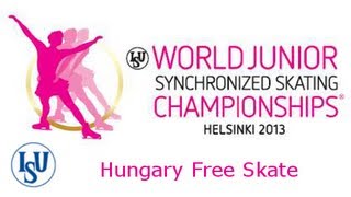 1 Team Hungary (HUN) - ISU World Junior Synchronized Championsh Junior Synchronized Skating Free Ska